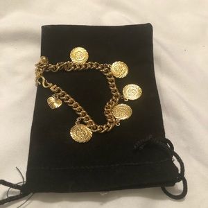 Vintage coin bracelet